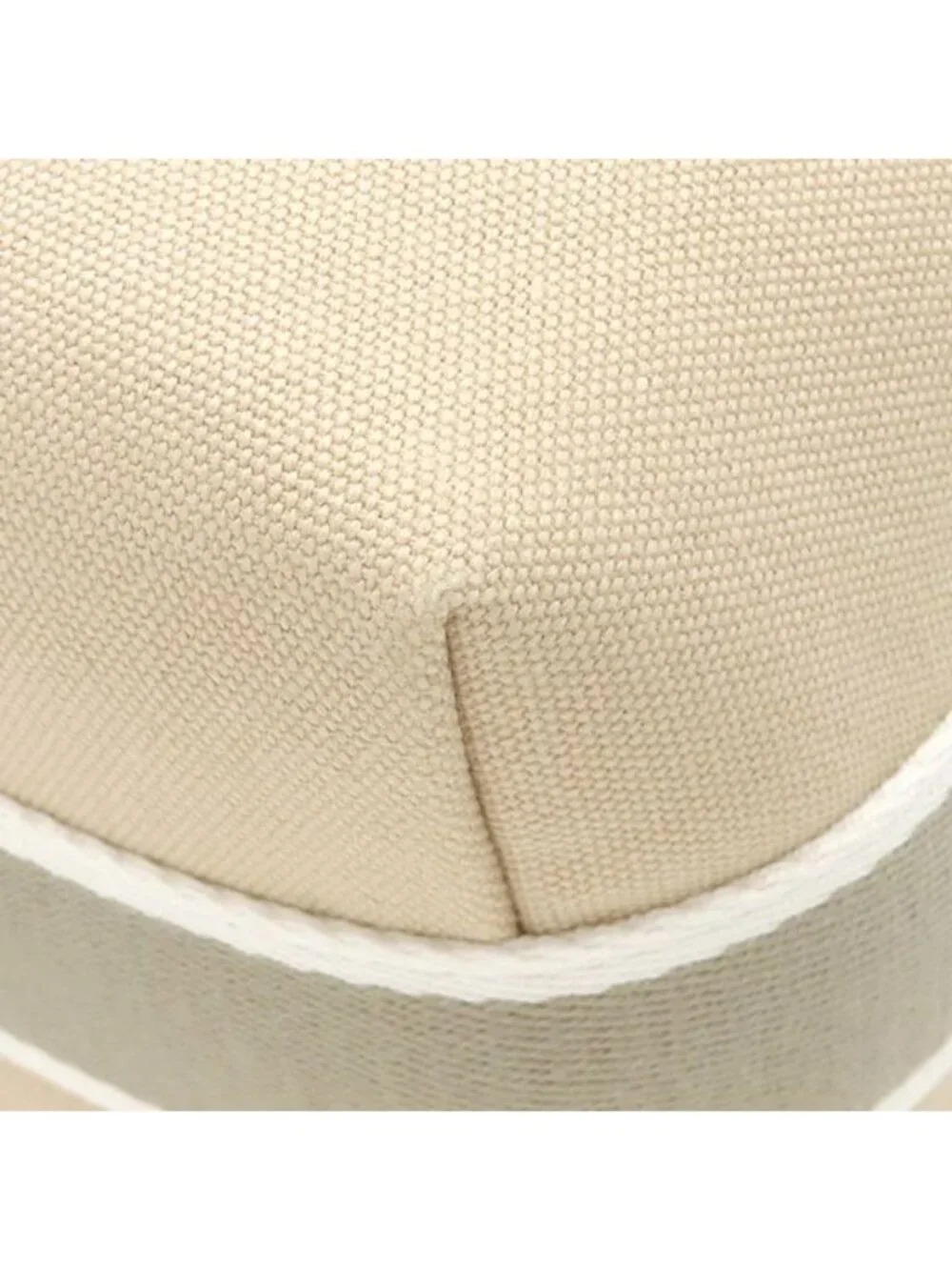 Hermes Pouch Brid-a-brac PM Cotton Canvas Natural Silver Vanity H Logo